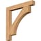 Ekena Millwork Westlake Block Smooth Bracket, Western Red Cedar, 5 1/2"W x 46"D x 46"H BKT06X46X46WTL05SWR - alternate 1